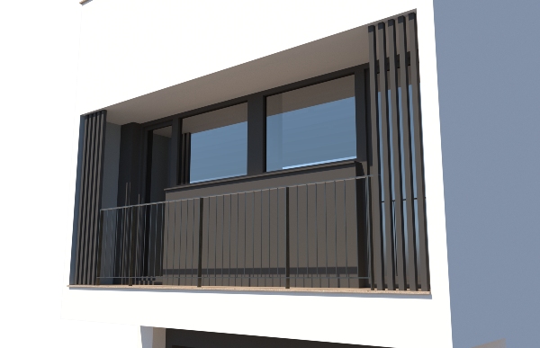 Vivienda entre medianeras